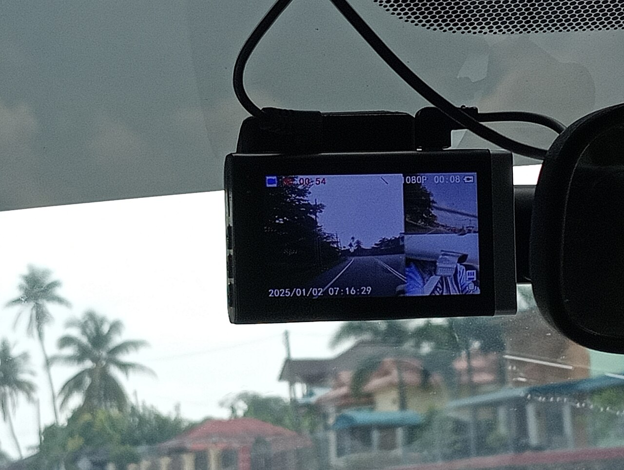 Dashcam en Chile: resolución y SD card